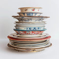 Vintage Stack Dinner Plate Set